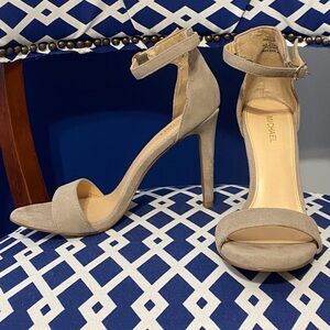 Micheal Kors single ankle strap heels